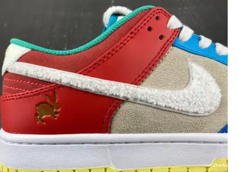 Year Nike FD4203-111 Rabbit Cream Dunk Low the Orange Blue PRM of Retro 0627